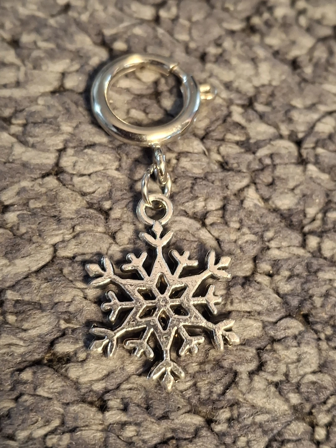 Silver Snowflake Charm - photo 3