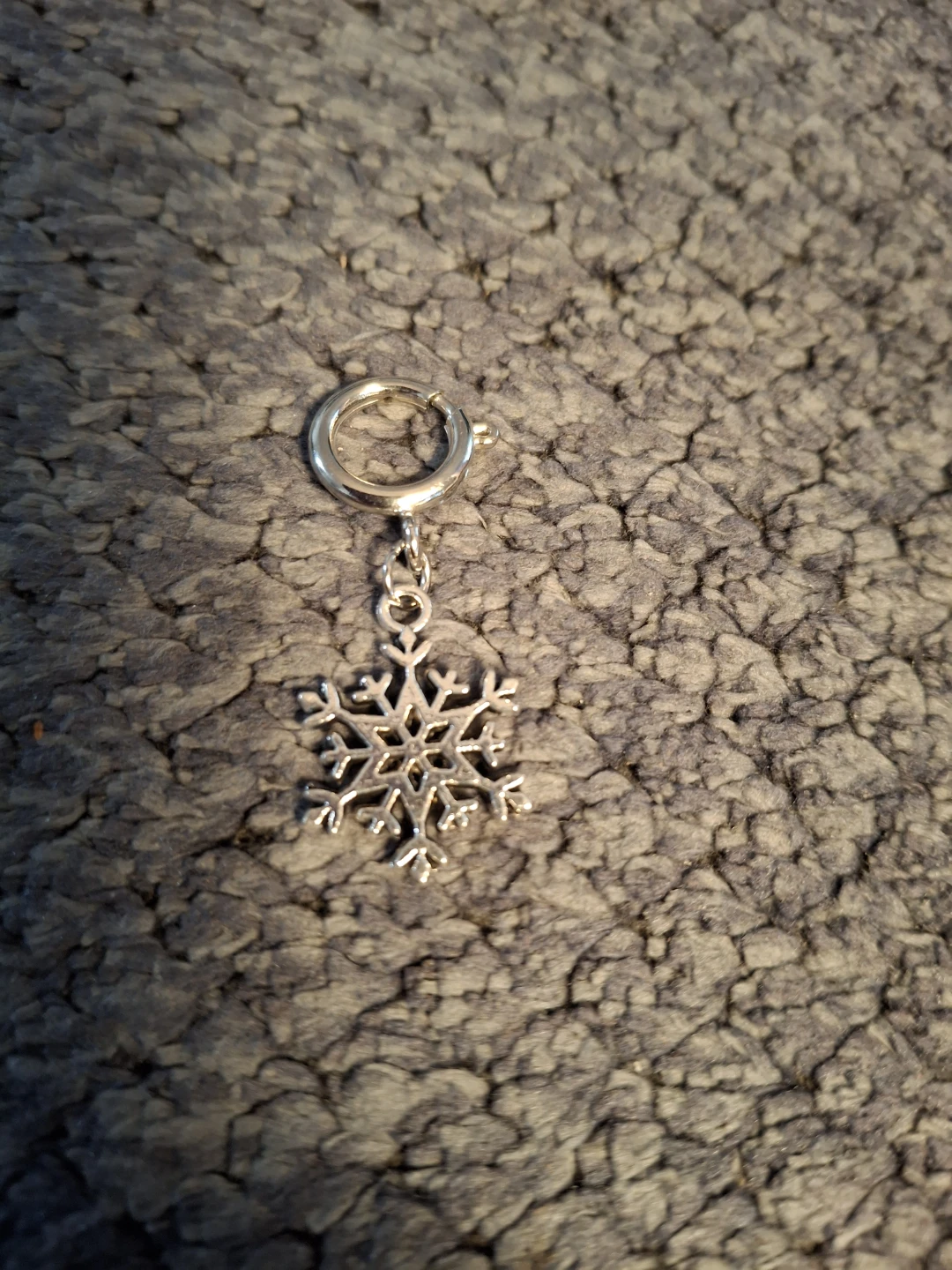 Silver Snowflake Charm - photo 4