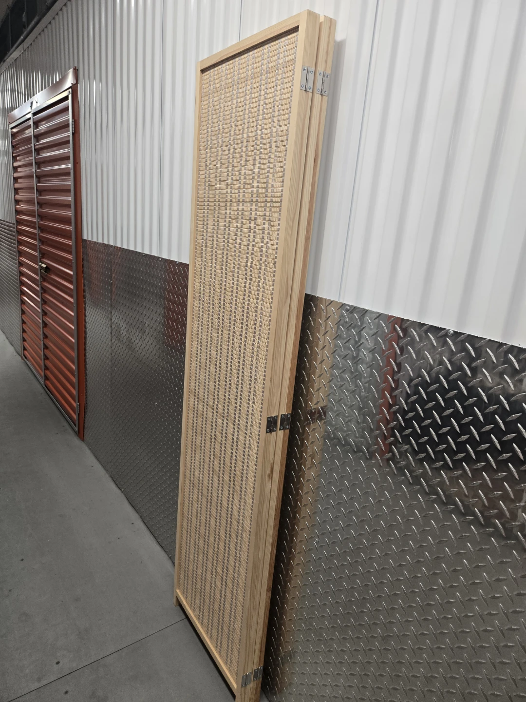 4-Panel Natural Bamboo Room Divider / Privacy Screen - photo 3
