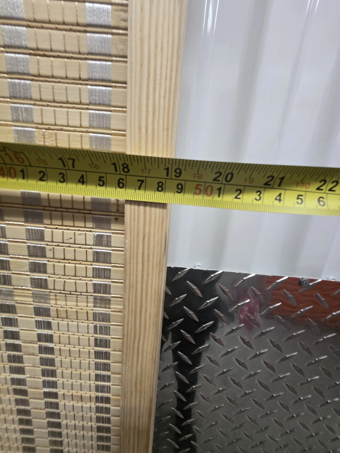 4-Panel Natural Bamboo Room Divider / Privacy Screen - photo 5