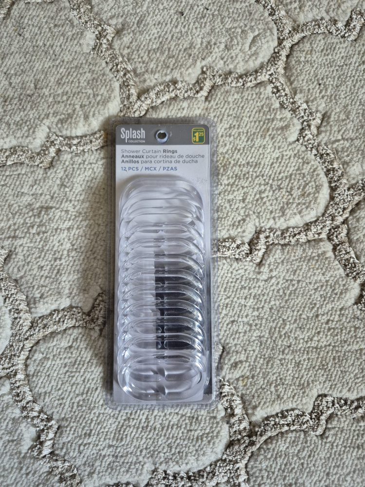 Splash Shower Curtain Rings (12 PCS)