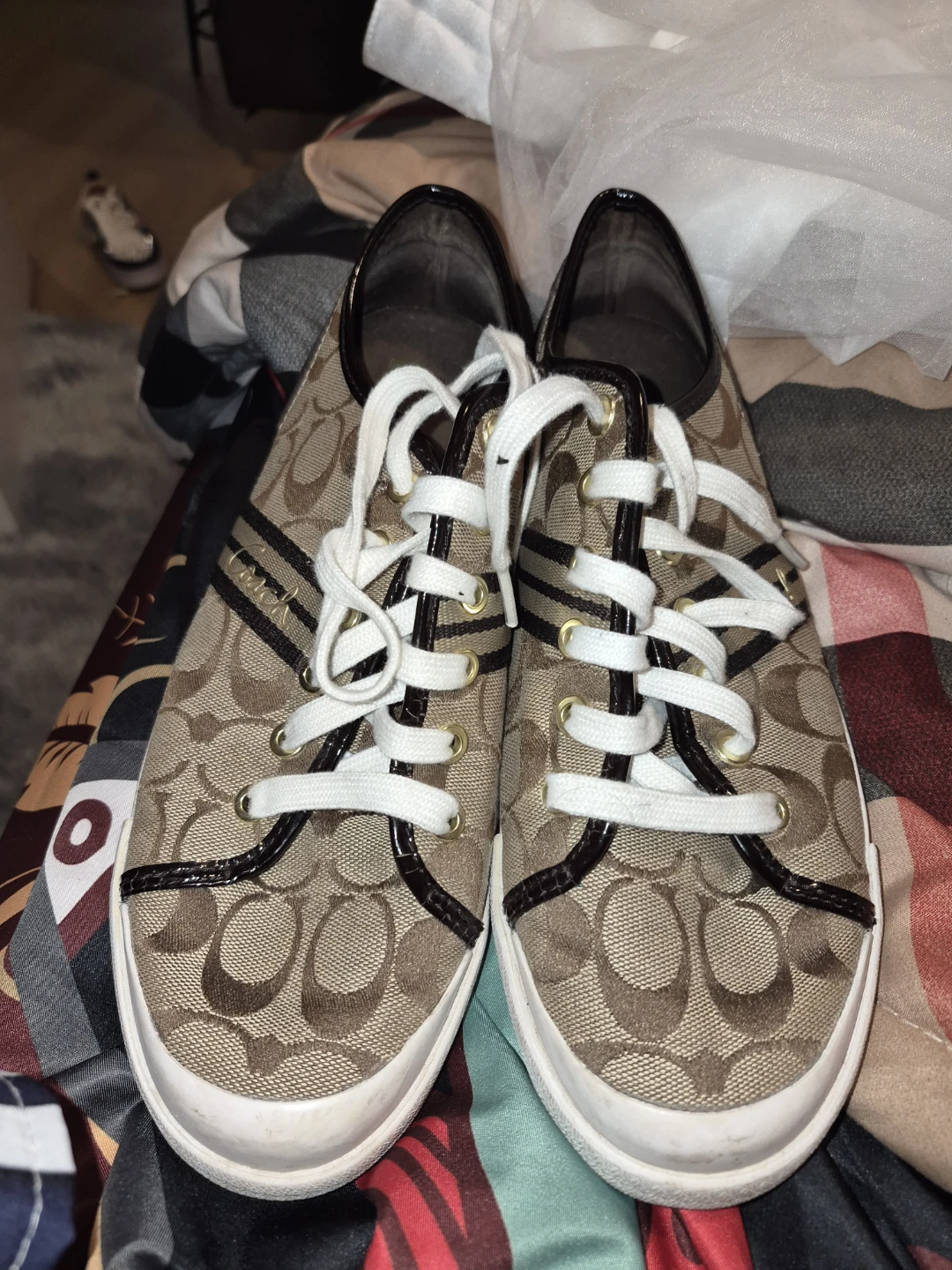 Coach Signature Canvas Sneakers