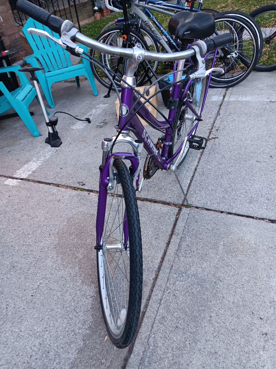 Purple Schwinn Comfort Bike - photo 4