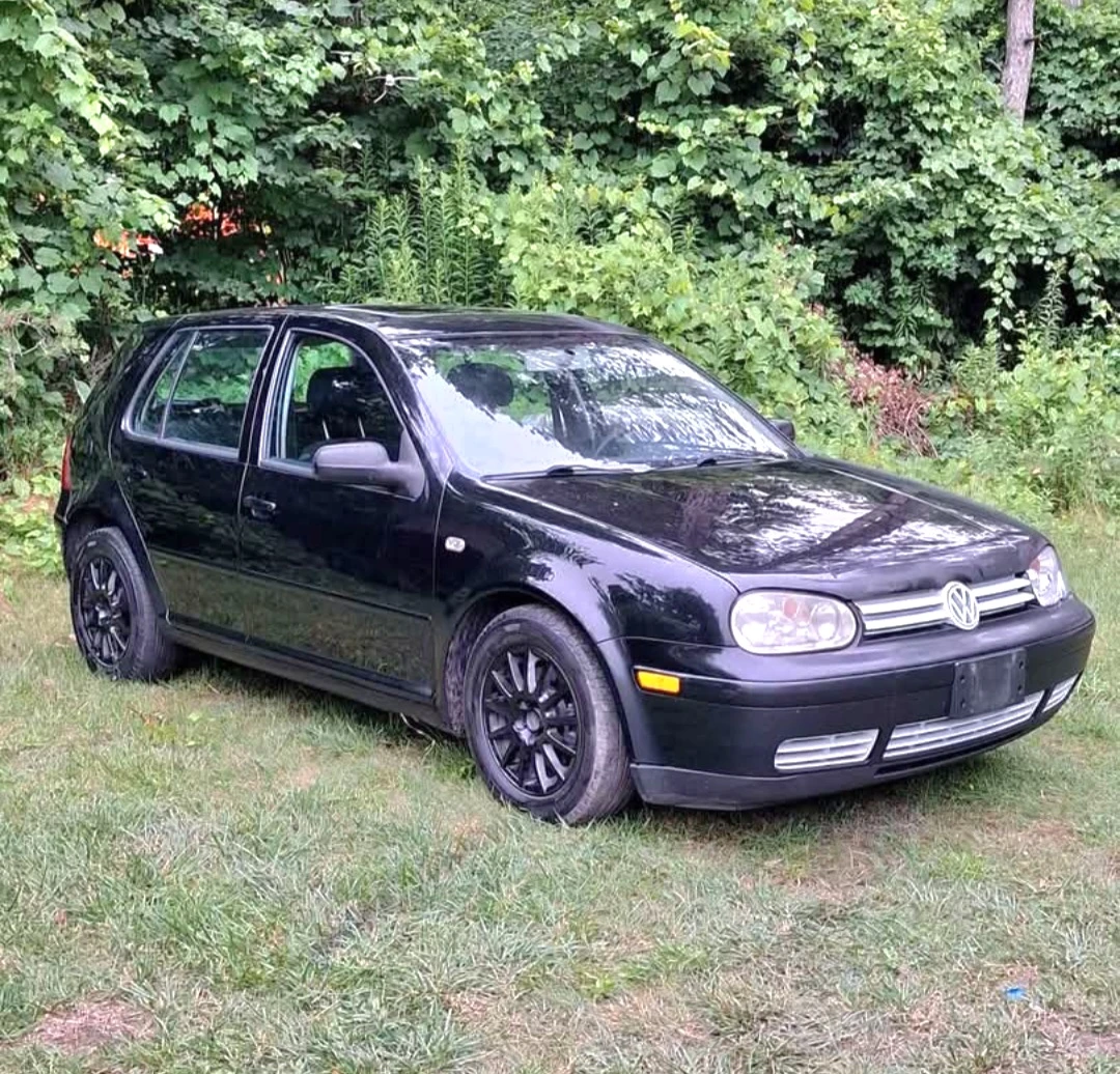 Black Volkswagen Golf
