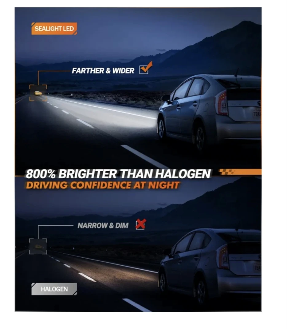 9006/HB4 LED Headlight Bulls of 2 - photo 2