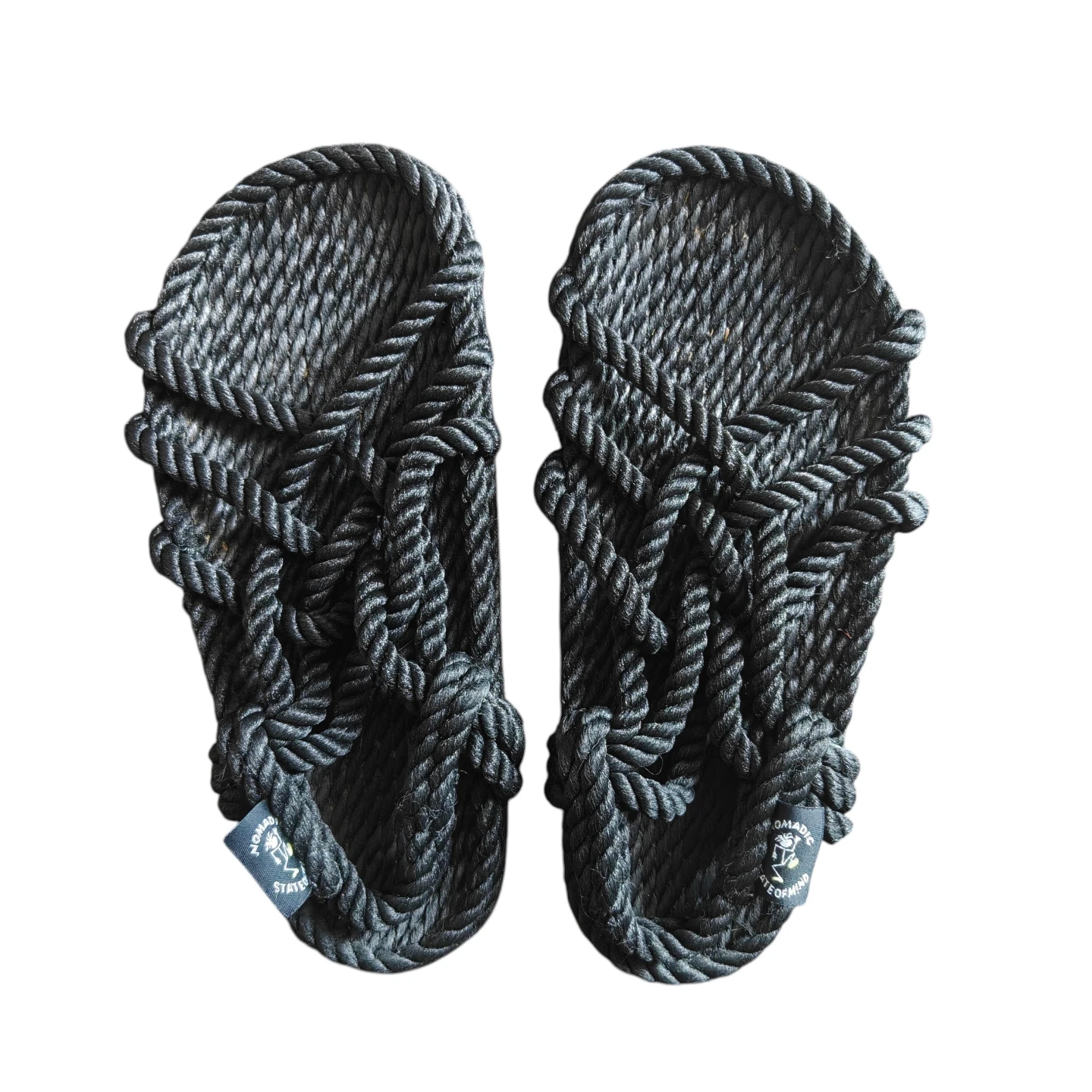 Nomadic State of Mind Black Rope Sandals Women's Size 5 Boho