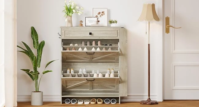IRONCK Shoe Storage Cabinet Organizer - photo 5
