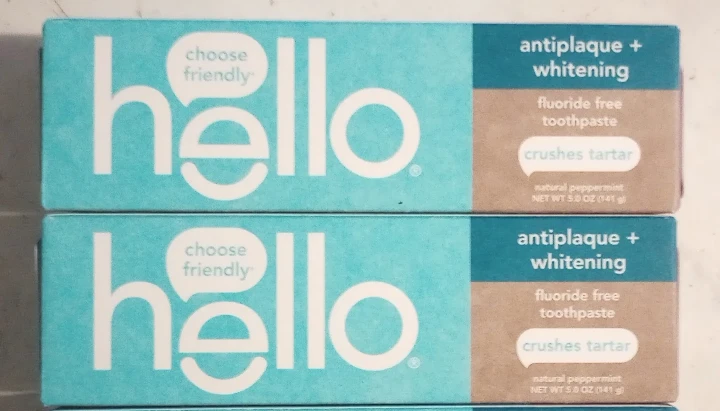 Hello Antiplaque + Whitening Toothpaste - 2 for $8