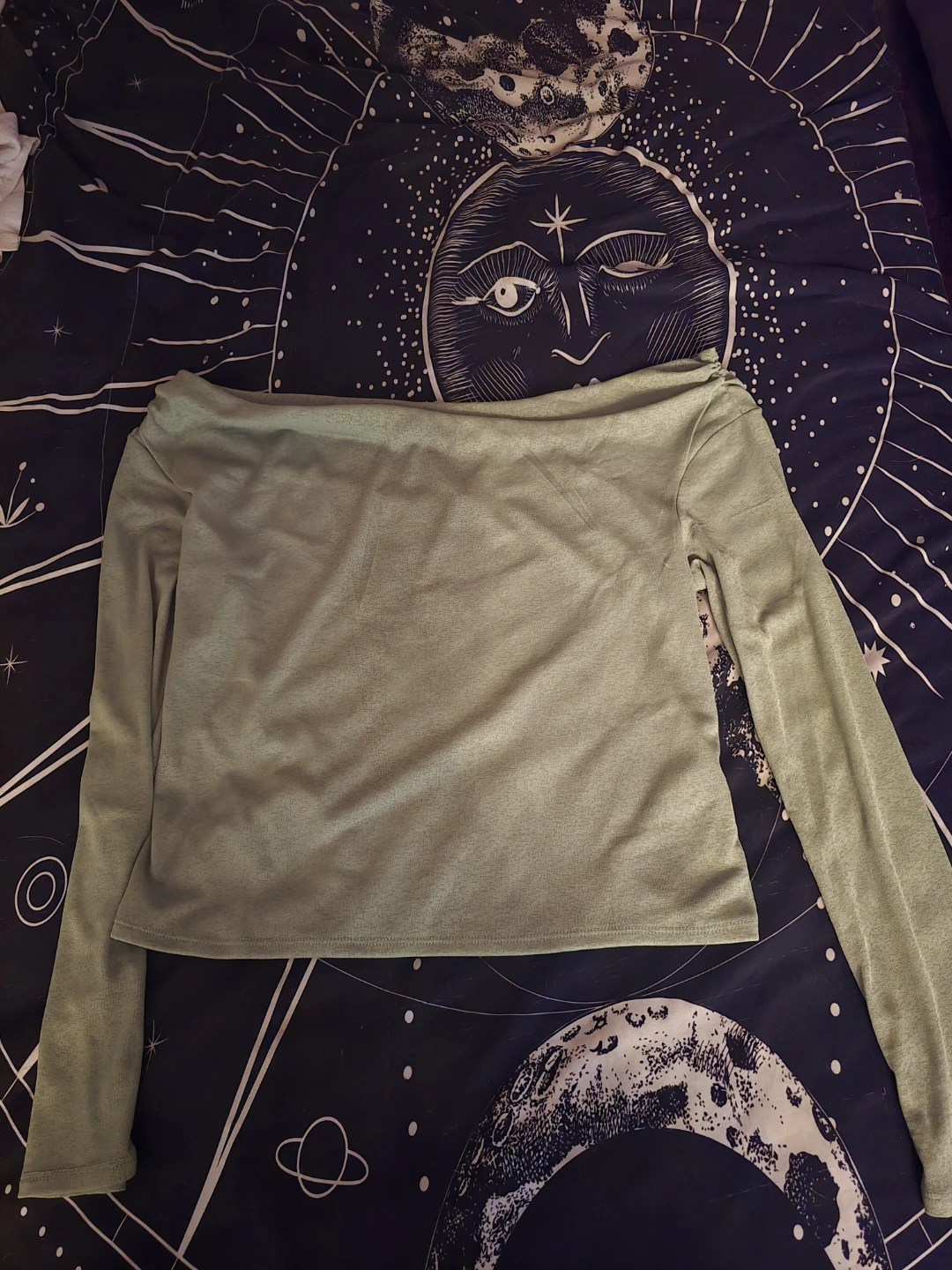 Off-the-shoulder long-sleeve top - photo 2