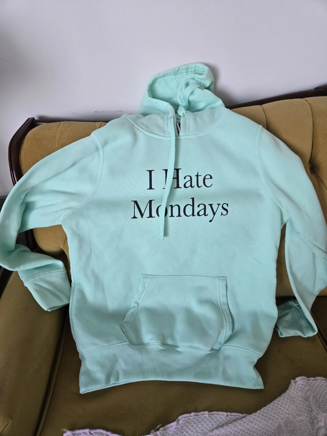 Light Blue "I Hate Mondays" Hoodie