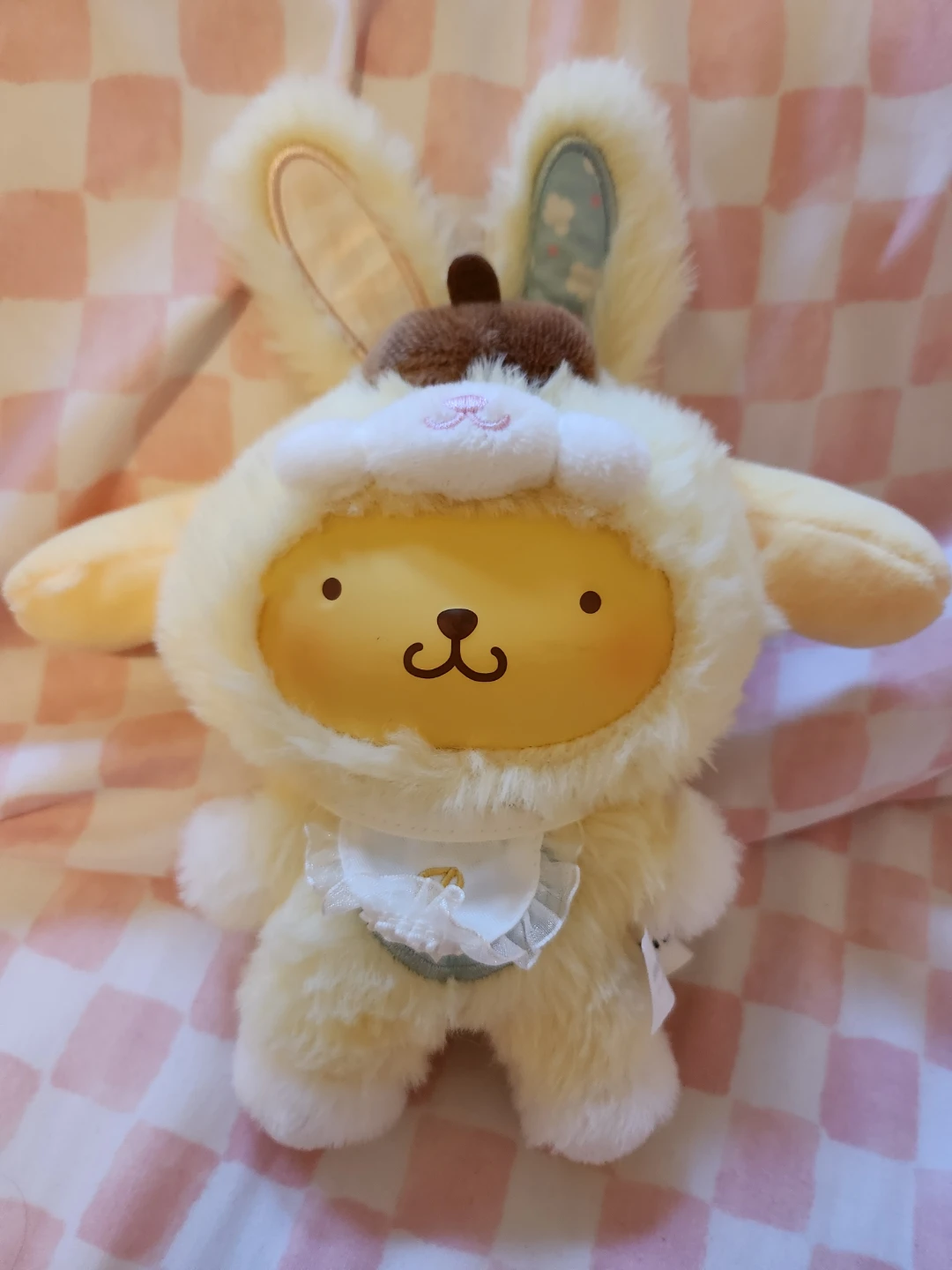 Pom Pom Purin Bunny Plush Keychain
