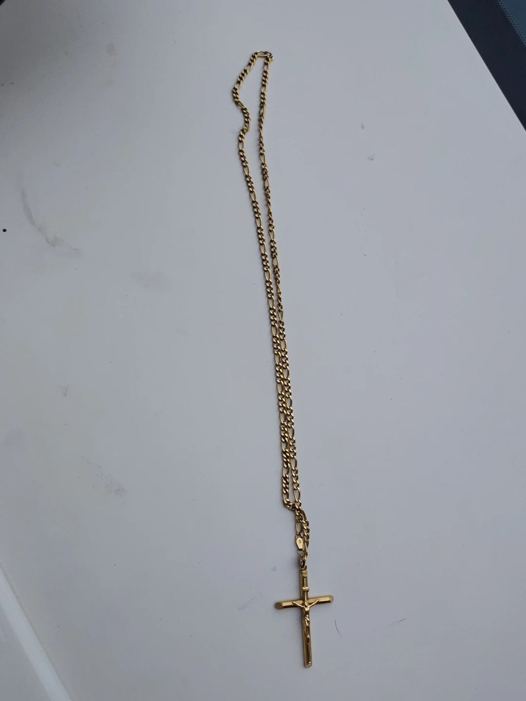 Gold-tone Cross Necklace