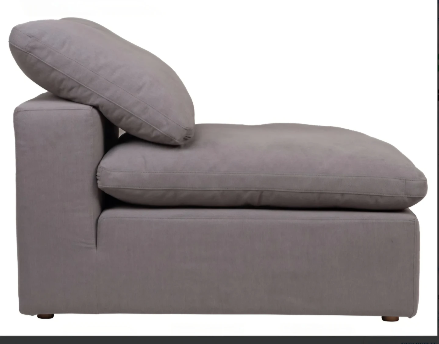 Moe's Clay Armless Cloud Slipper Chair - photo 2