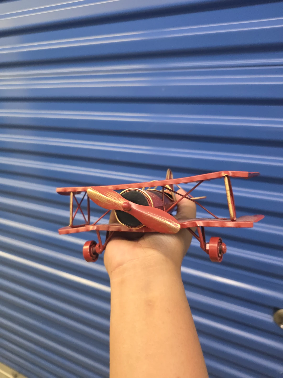 Red Biplane Metal Model - photo 5