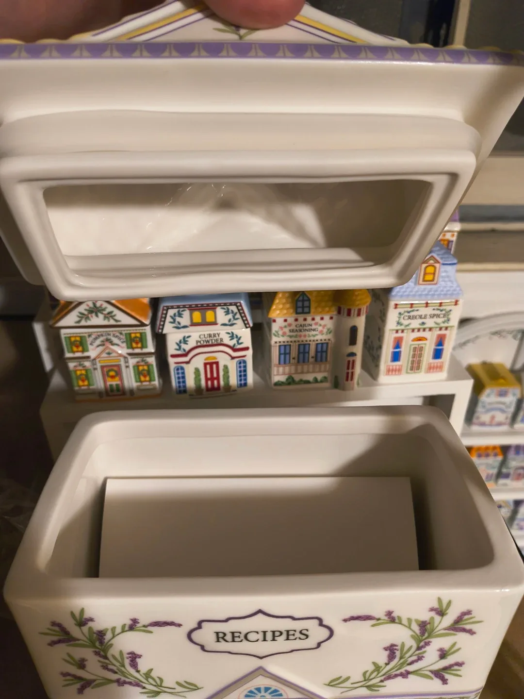 Lenox Spice Village Recipe Box - photo 2