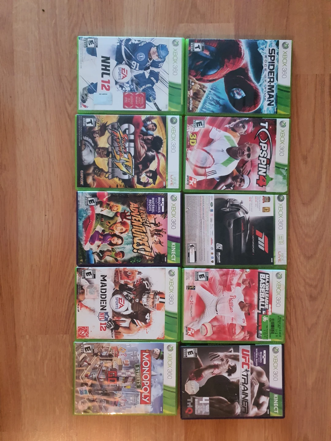 Xbox 360 Console with Games and Controllers - photo 3