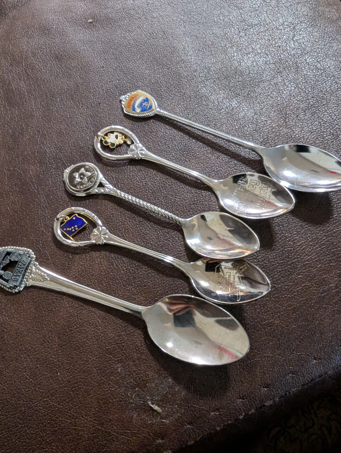 Set of 5 Collectible Souvenir Spoons - photo 2