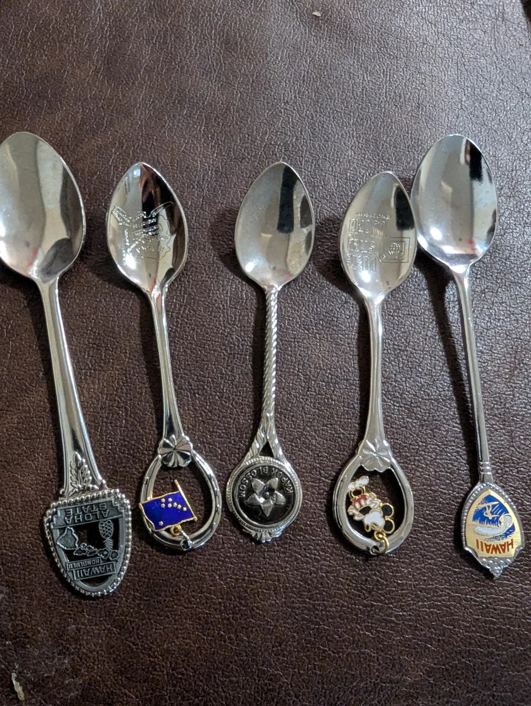 Set of 5 Collectible Souvenir Spoons - photo 3
