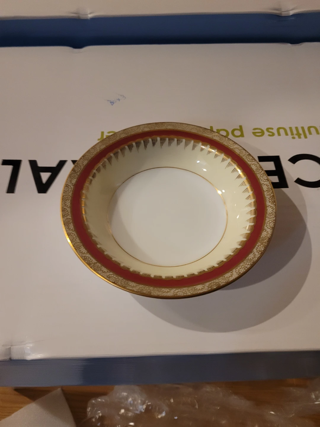 Antique Noritake Elberon China with Red and Gold Trim - photo 4