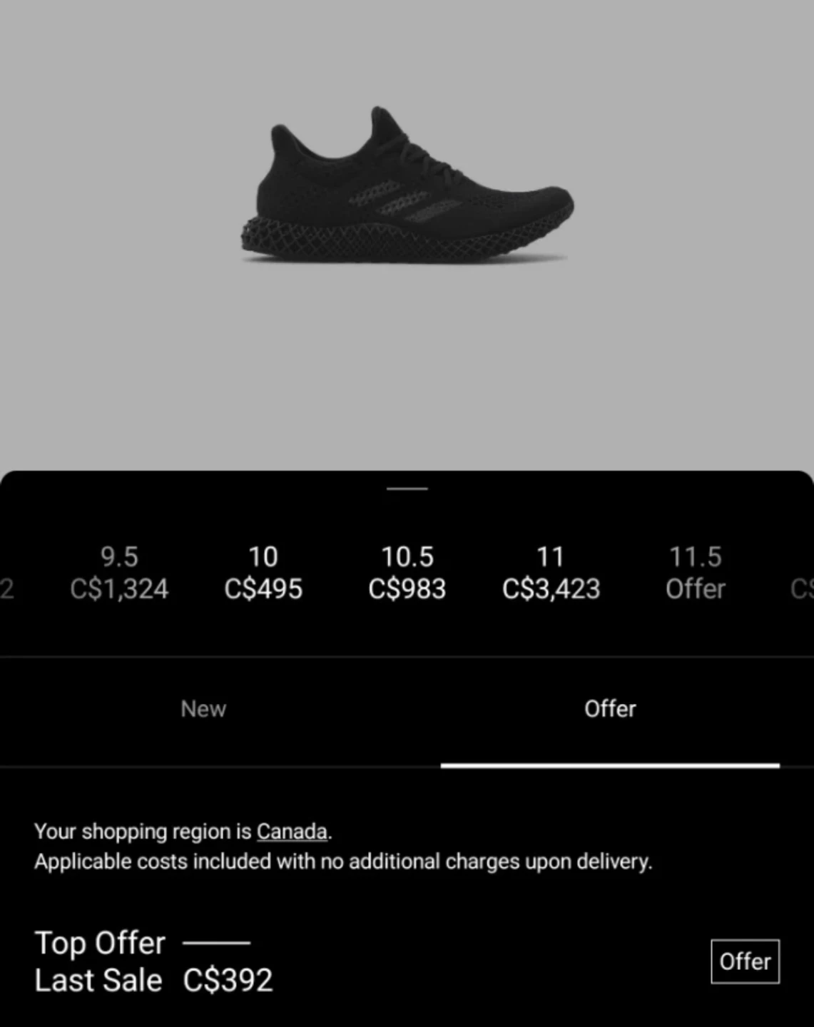 Adidas Futurecraft 4D Men's Running Shoes - photo 5