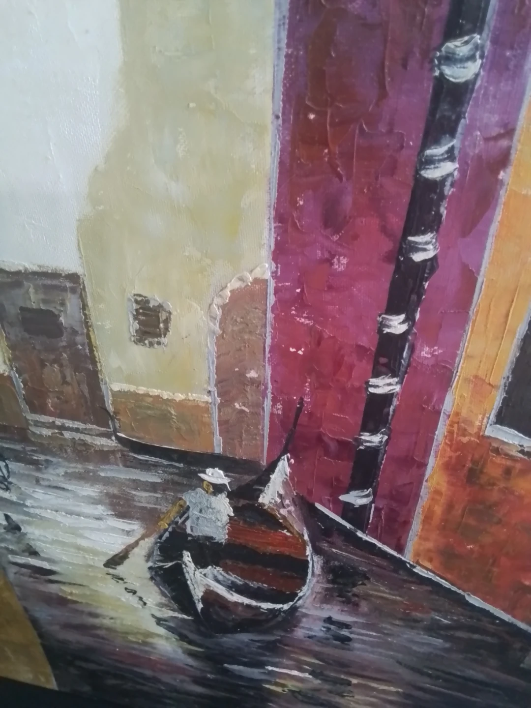 Venetian Canal Scene Painting - photo 2