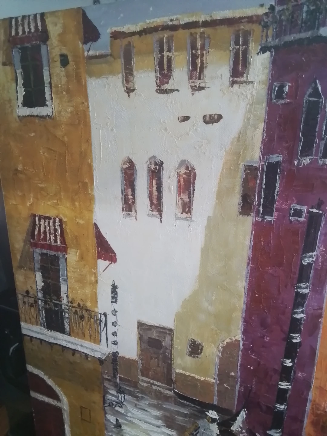 Venetian Canal Scene Painting - photo 3
