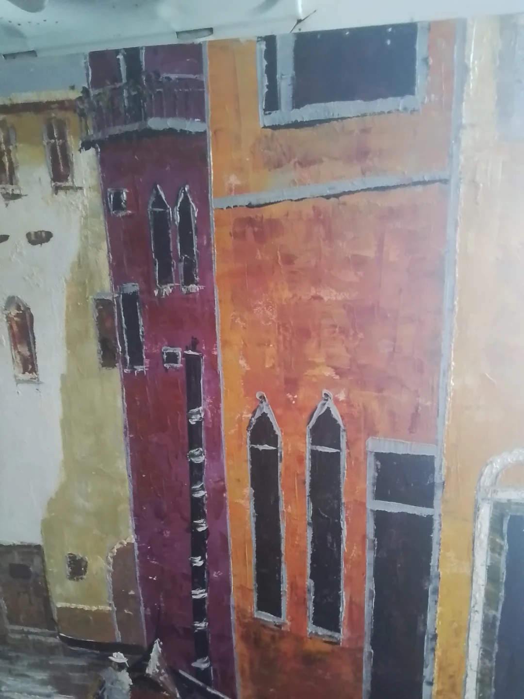 Venetian Canal Scene Painting - photo 4