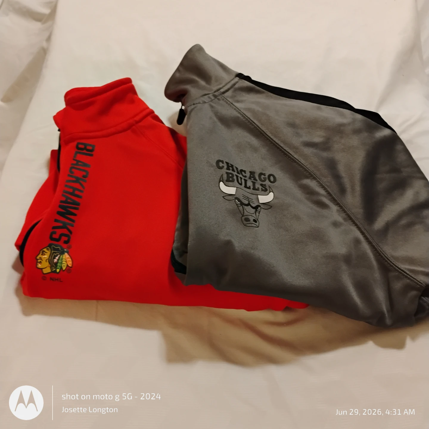 Chicago Blackhawks & Bulls Jackets
