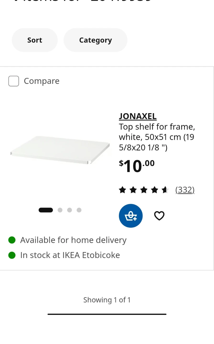 4 × IKEA JONAXEL Frames, White - photo 2