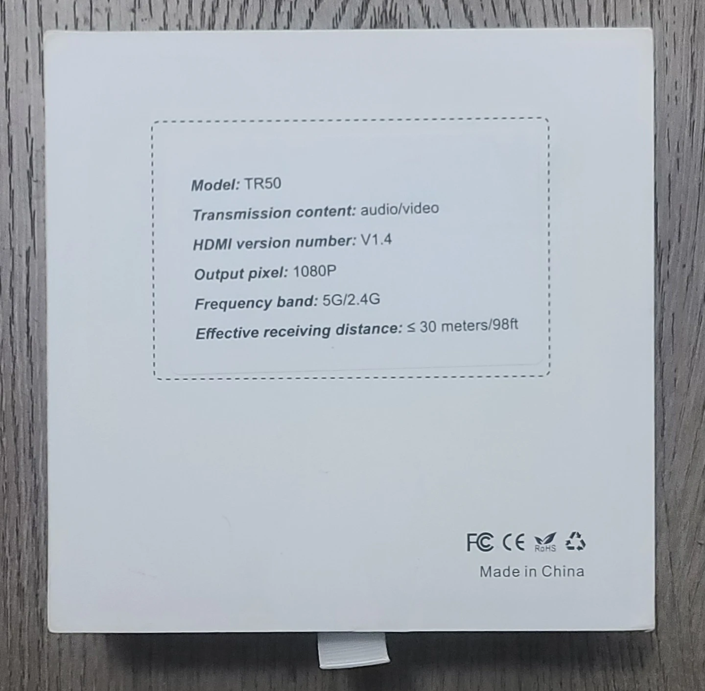 Wireless HDMI Transmitter and Receiver (TR50) - photo 2