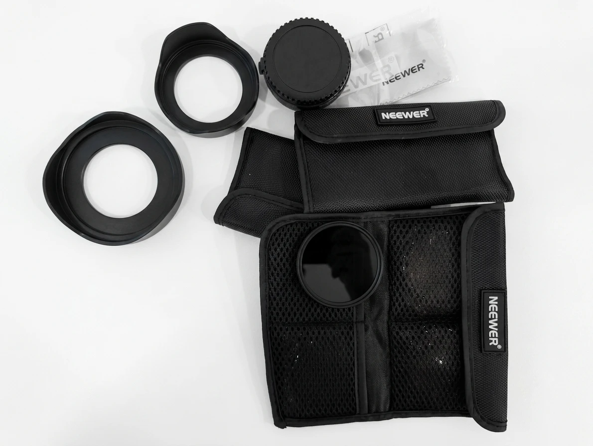 Canon 55-250mm STM + EF-M Adapter + Filters - photo 2