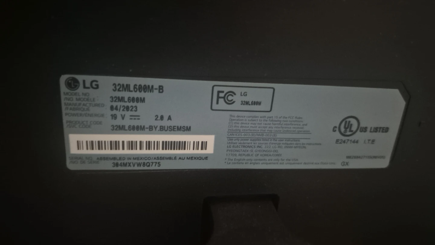 LG 32" HDR 10 FHD Monitor - photo 2