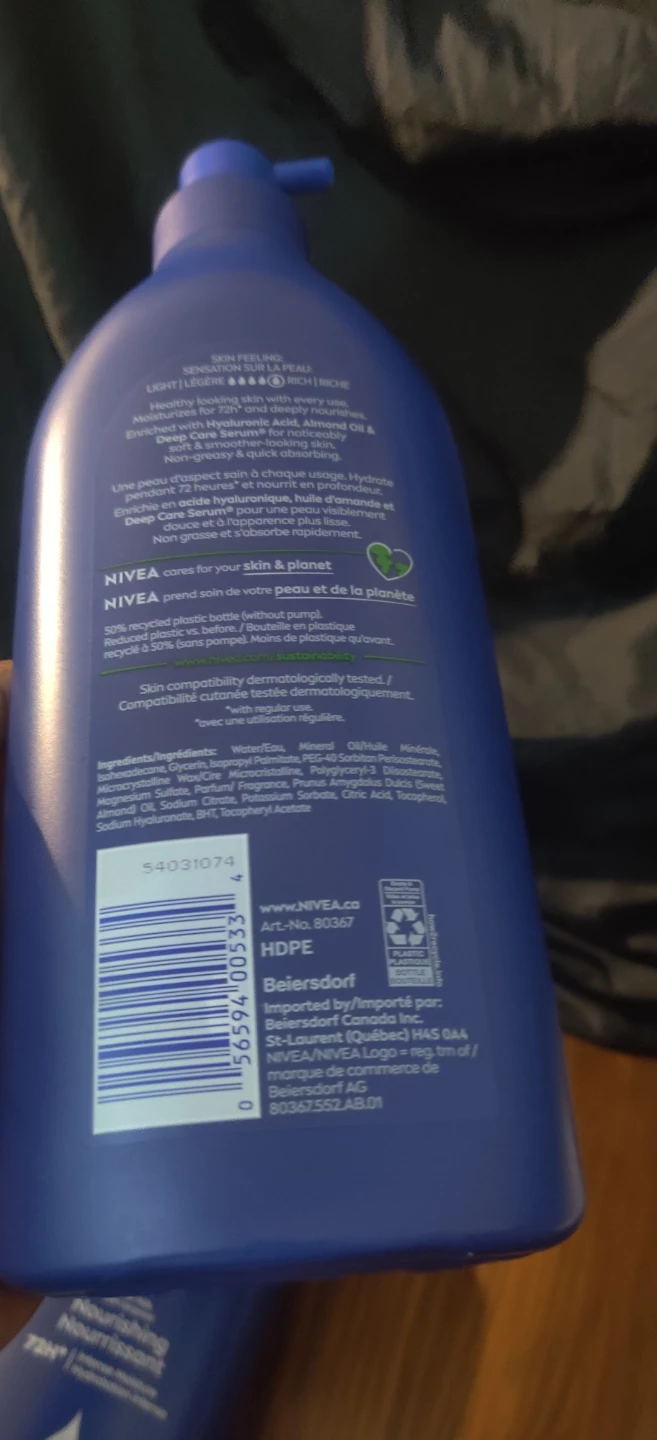 NIVEA Nourishing Body Milk (3 x 625 mL) - photo 5