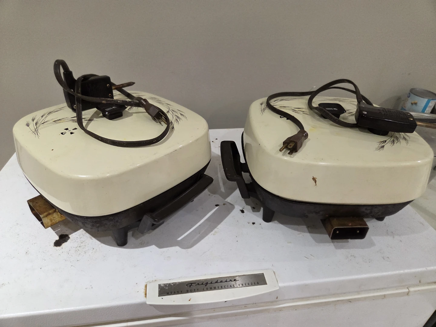 Vintage Electric Griddle Set