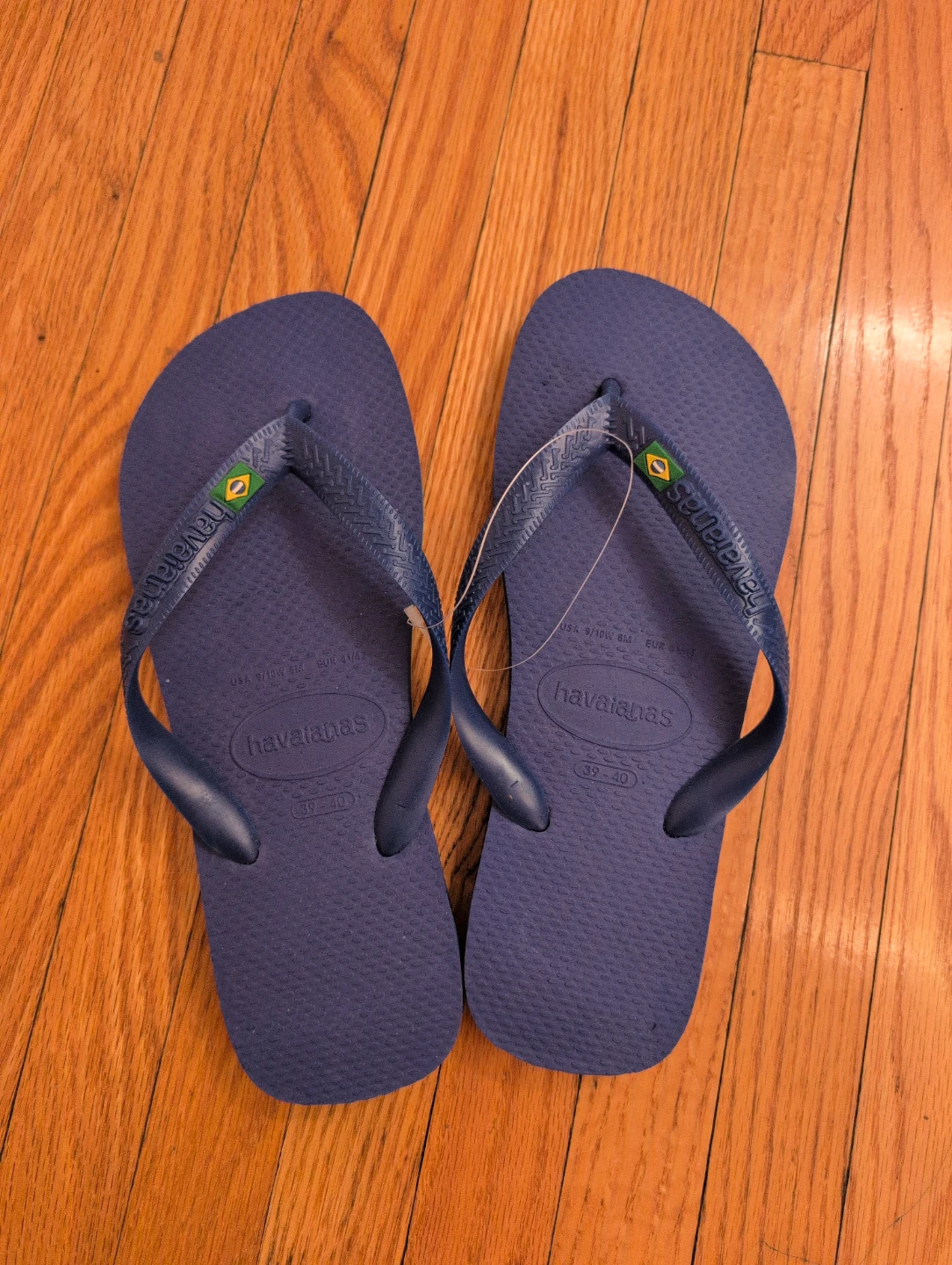Brand new Havaianas Blue Brazil Flip Flops