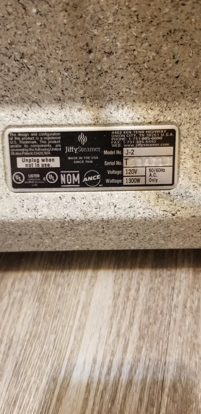 Jiffy Steamer Clothes Steamer Made in USA - photo 3