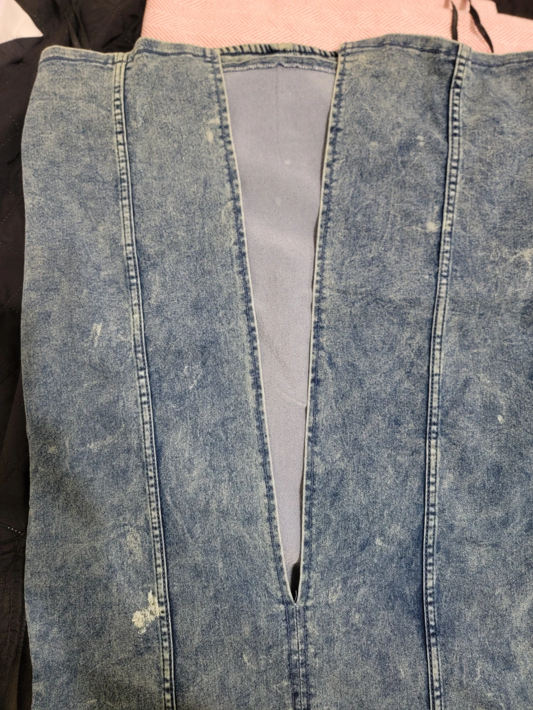 Strapless Denim Maxi Dress - photo 4