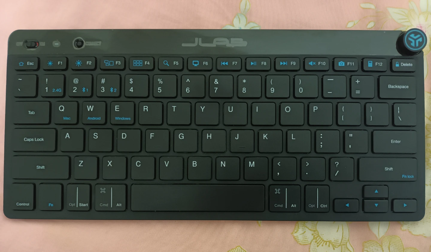 JLab GO Compact Wireless Keyboard – Bluetooth + 2.4GHz USB