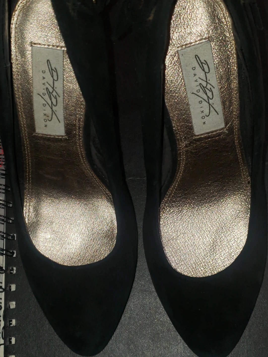 David Dixon Black Suede Heels - photo 3