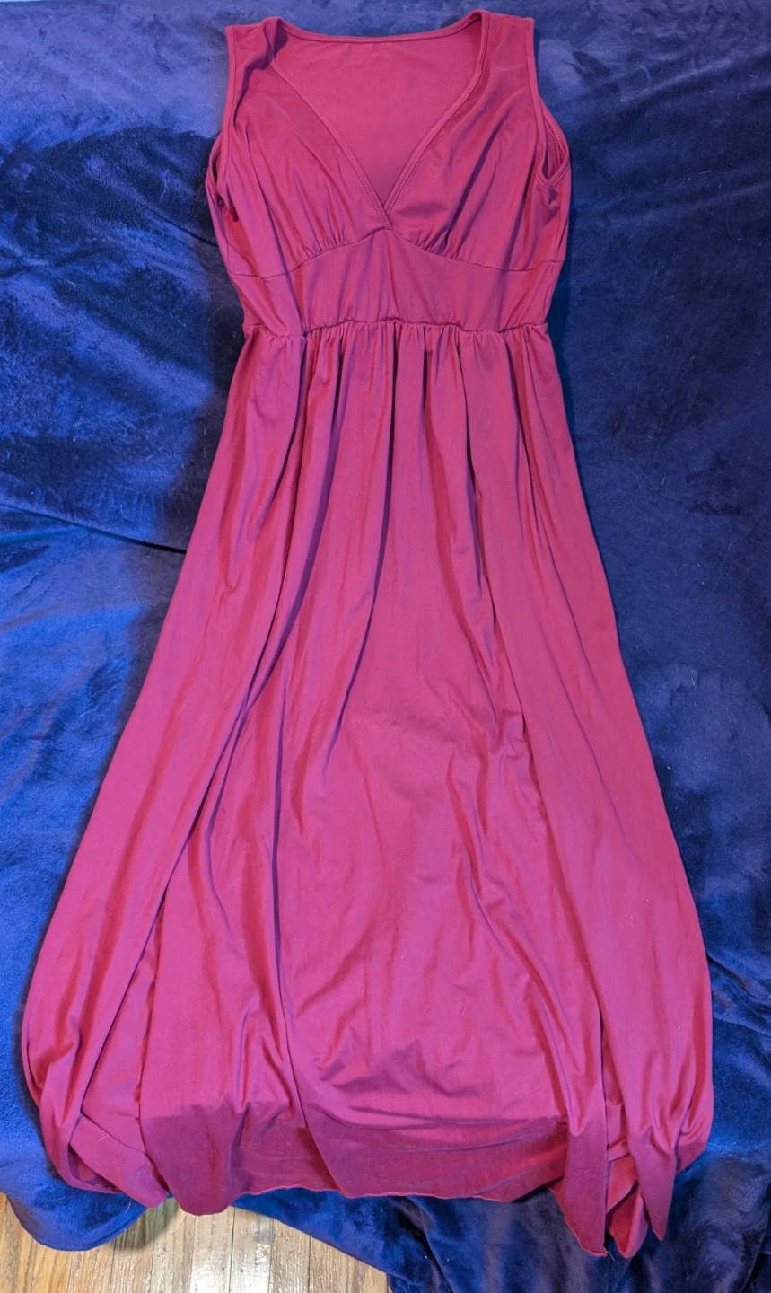 New Dark Red dress