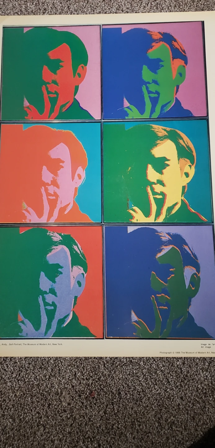 Andy Warhol Self-Portrait Print
