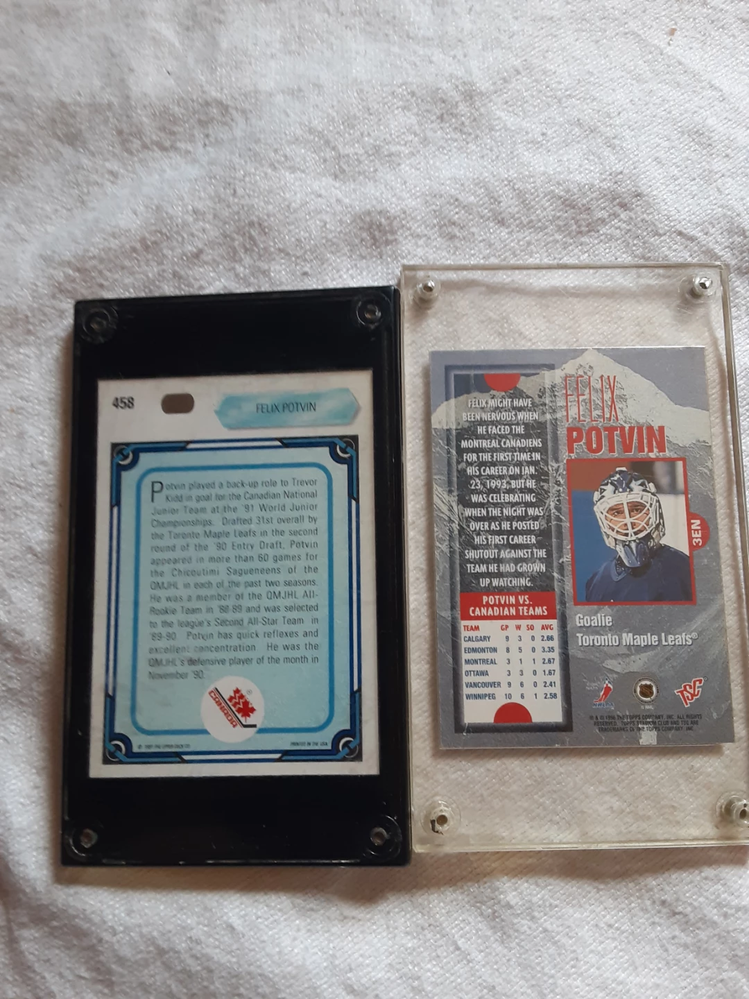 Felix Potvin Rookie Card Lot - photo 2