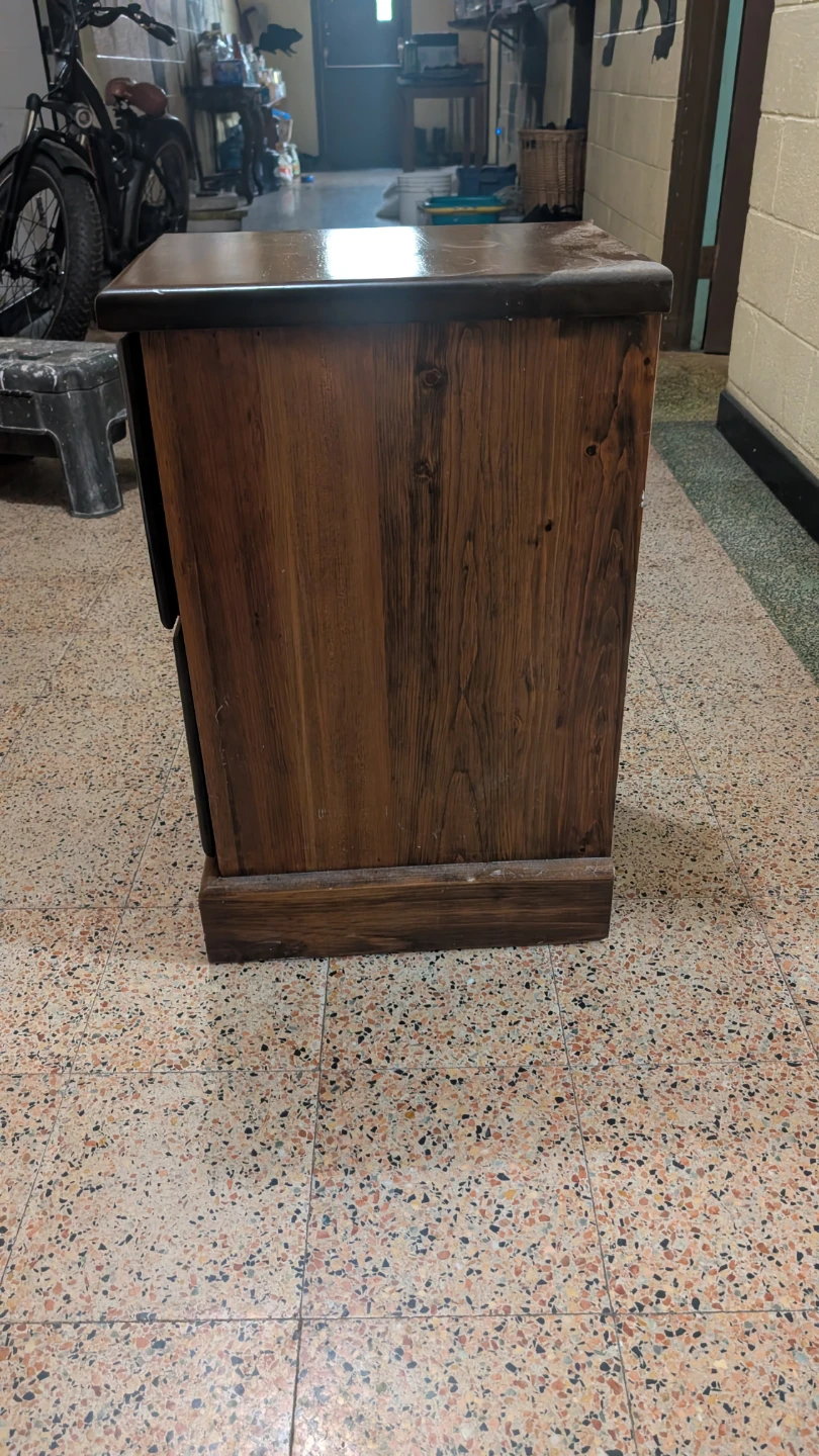 Wooden 2-Drawer Filing Cabinet - photo 3