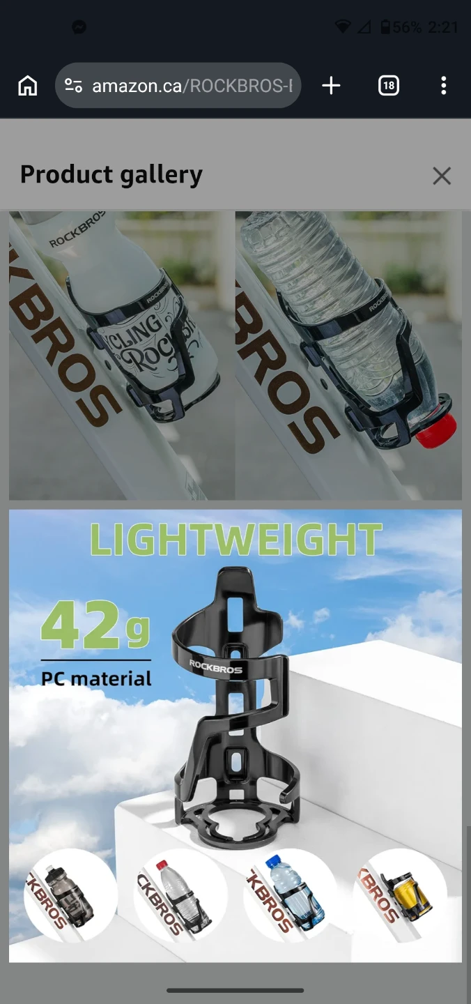 ROCKBROS Bike Water Bottle Holder - photo 2