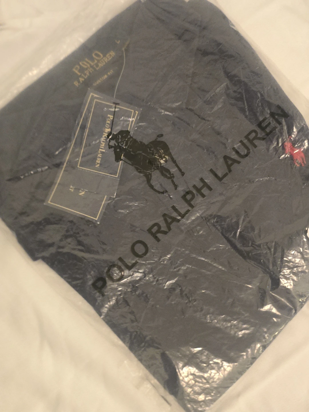 Polo Ralph Lauren Custom Fit Polo Shirt (White, Size L) - photo 4