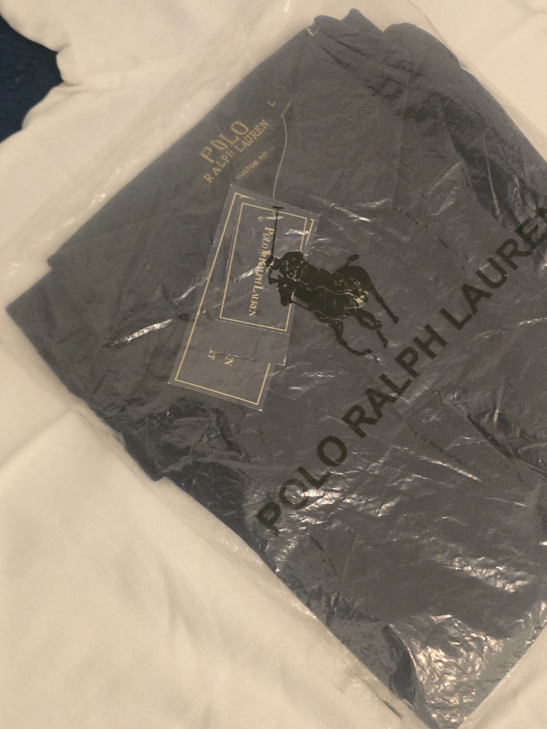 Polo Ralph Lauren Custom Fit Polo Shirt (White, Size L) - photo 5