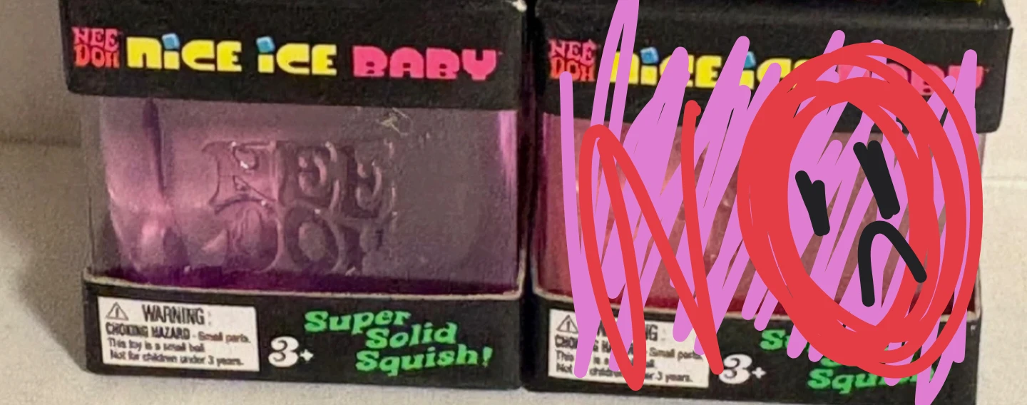 Nee Doh Nice Cube Super Solid Squish Toy ⚽️