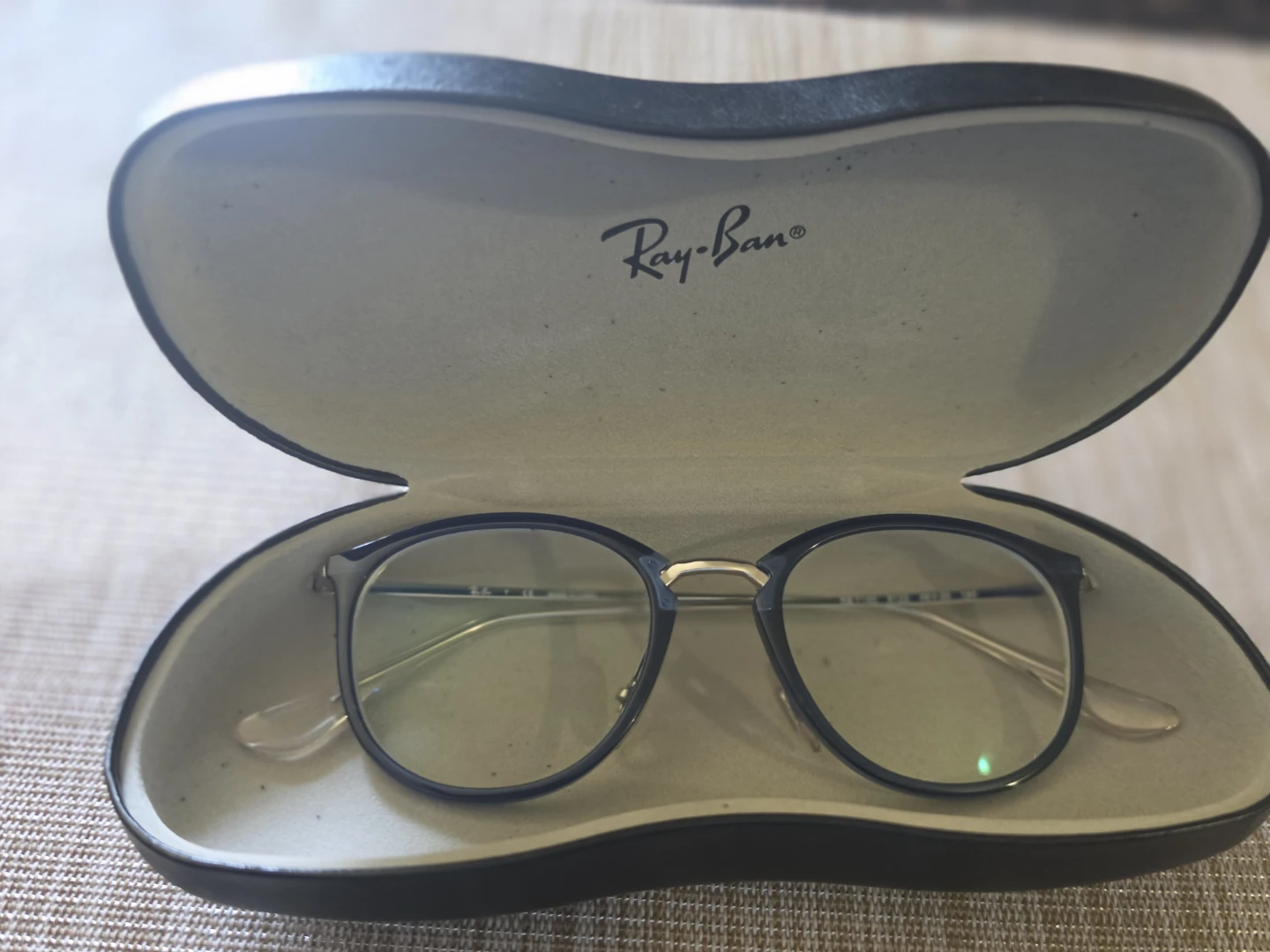 Ray-Ban Blue Round Eyeglasses with Case - photo 4