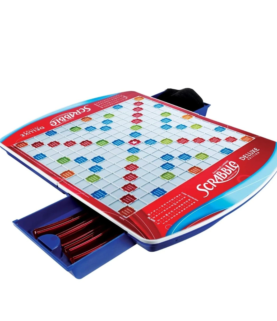 Scrabble Deluxe Edition Board Game with Carrying Case - photo 3