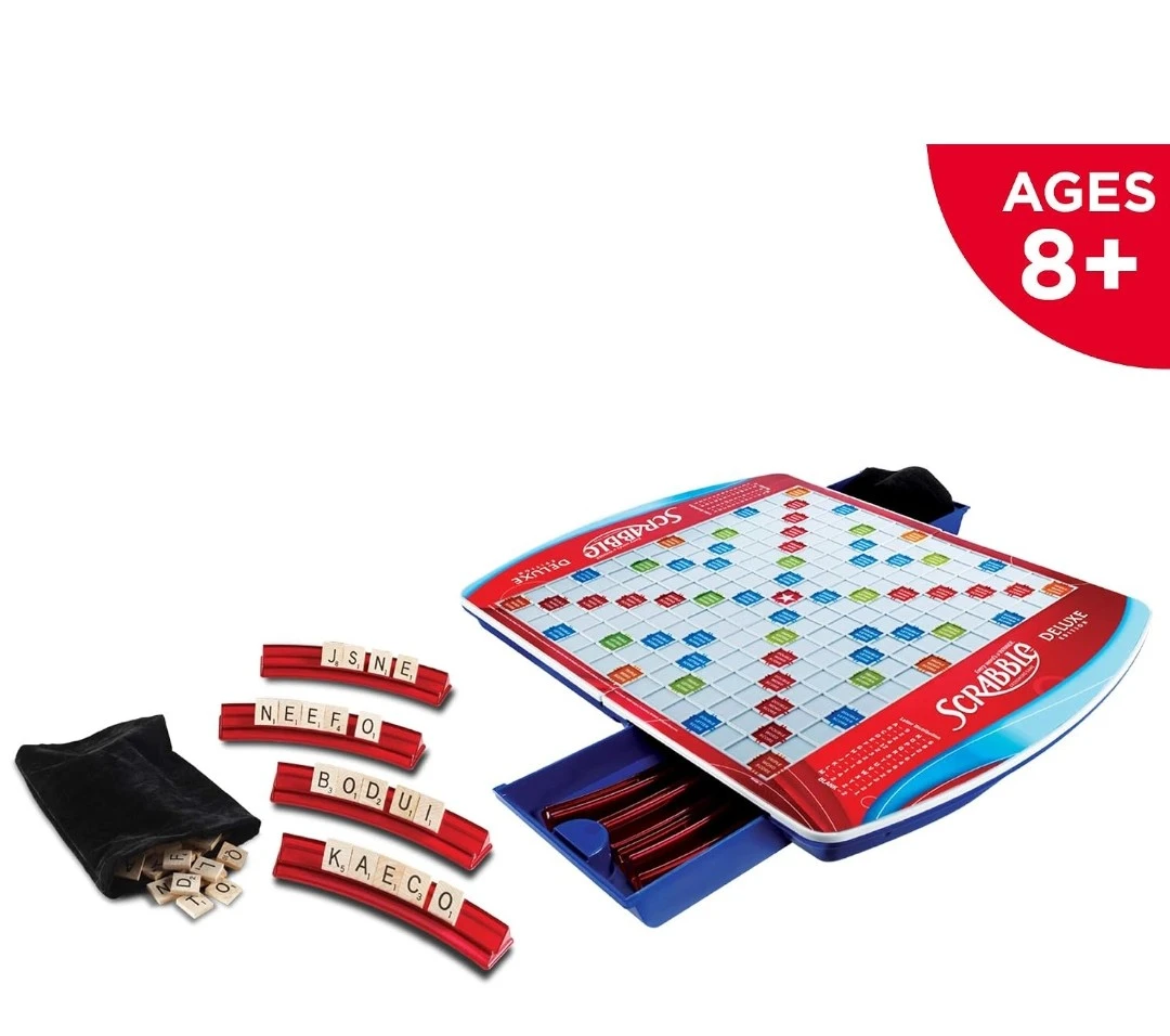 Scrabble Deluxe Edition Board Game with Carrying Case - photo 4